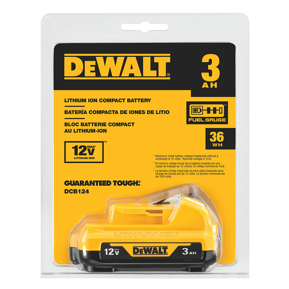 DeWalt DCB124 3.0 AH 12V Battery - 2