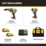 DeWalt DCK2101QQ2 20V MAX XR Hammer Drill and 3-Speed Impact Driver Combo Kit - 2