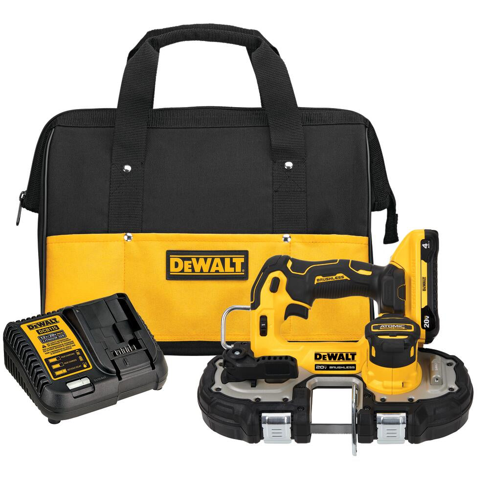 DEWALT DCS377Q1 ATOMIC 20V MAX* Brushless Cordless 1-3/4 in. Compact Bandsaw Kit - 20