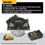 DeWalt DCS383H1 20V MAX* XR 7-1/4 in. Metal Cutting Circular Saw Kit - 5