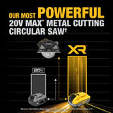DeWalt DCS383H1 20V MAX* XR 7-1/4 in. Metal Cutting Circular Saw Kit - 7