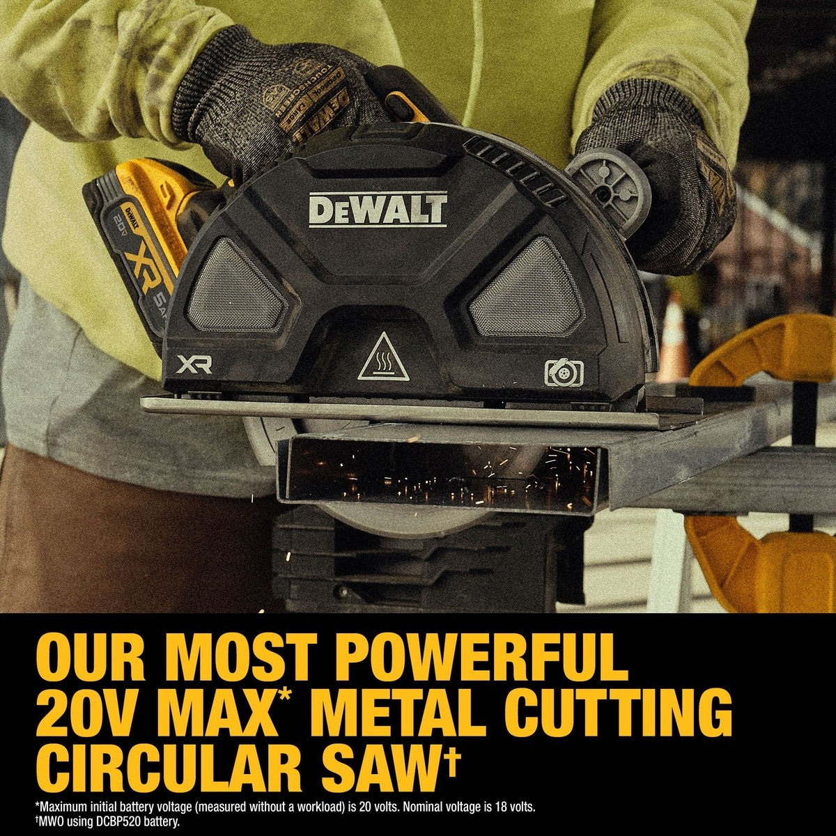 DeWalt DCS383H1 20V MAX* XR 7-1/4 in. Metal Cutting Circular Saw Kit - 10