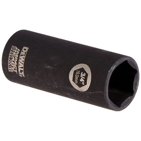 DeWalt DW2290 3/8" Drive 3/4" 6 PT Deep Impact Ready Socket