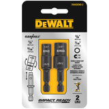 DeWalt DWADEND-2 1/4" & 5/16" and 3/8" & 7/16" Double Ended Hex Nut Driver Set - 2