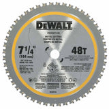 DeWalt DWAM71448 7-1/4IN 48T Metal Cutting Saw Blade