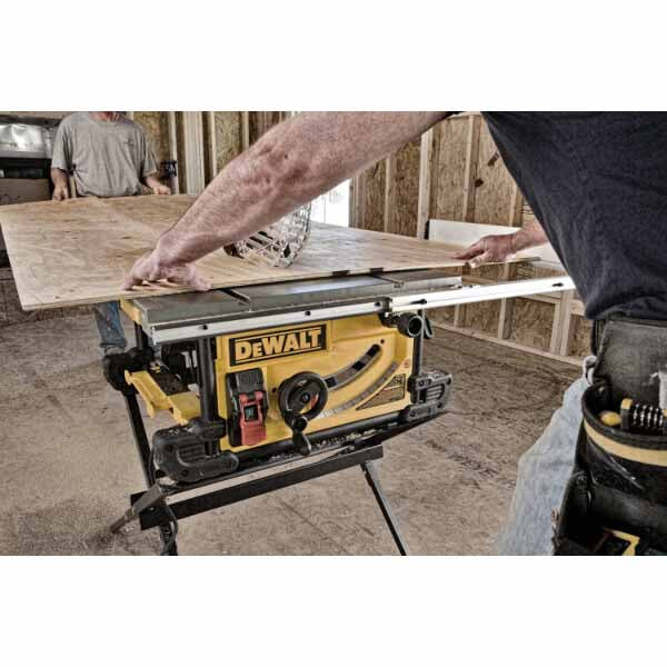 Dewalt DWE7491X Jobsite Table Saw with Scissor Stand, 10" - 6