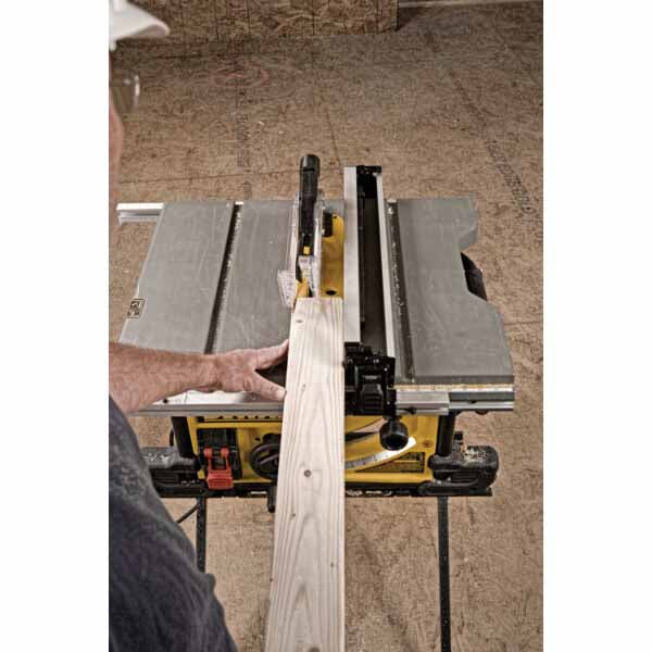 Dewalt DWE7491X Jobsite Table Saw with Scissor Stand, 10" - 7