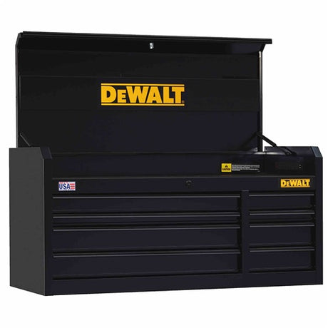 Dewalt DWST25182 900S 52" Wide 8-Drawer Open Tool Chest, Black