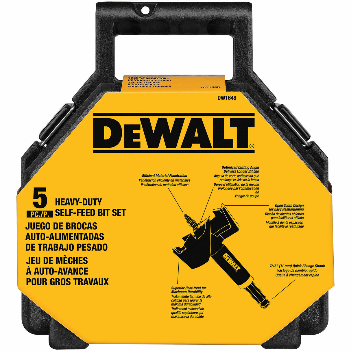 DeWalt DW1648 5-Piece Self-Feed Kit - 2