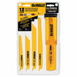 DeWalt DW4892 12 Piece Bi-Metal Reciprocating Saw Blade Set with Telescoping Case