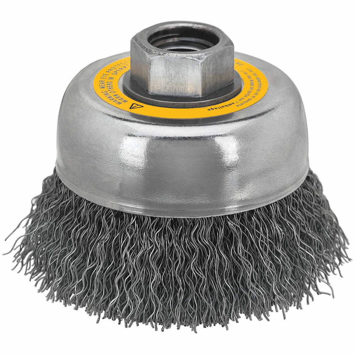 DeWalt DW4922 5" x 5/8"-11 HP .014 Carbon Crimp Wire Cup Brush