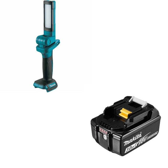 Makita DML816 18V LXT Cordless 18 L.E.D. Flashlight (Flashlight Only) W/ BL1830B 3.0Ah Battery