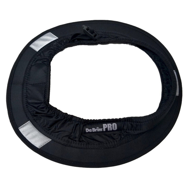 Da Brim PRO-Builder-BLK PRO Builder Construction Helmet Visor Brim Black with UPF50 Sun Protection