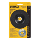 DeWalt DABP4SR58 4-1/2 in Medium Turbo Backing Pad with 5/8-11 Arbor for Fiber Resin Discs - 3