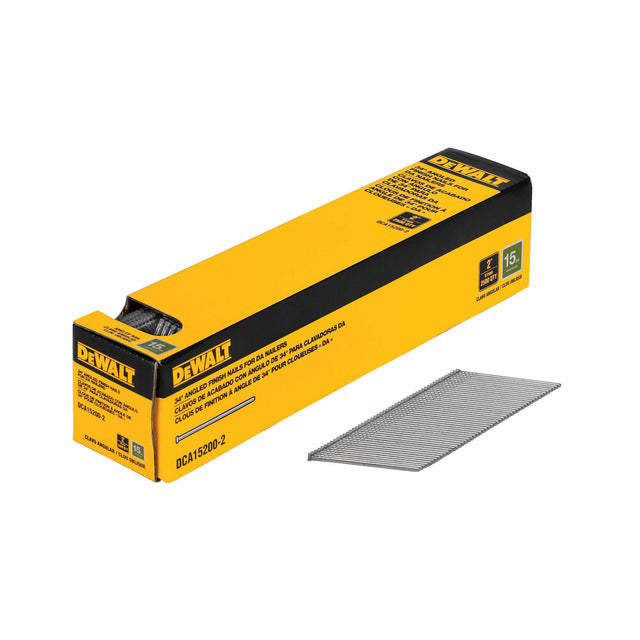 DeWalt DCA15200-2 15GA 2" Angled Finish Nail