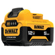 DeWalt DCB126YY 12V MAX 5Ah Lithium Ion Battery