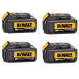 DeWalt DCB200-4 20-Volt MAX Lithium-Ion Premium Battery Pack 3.0 Ah (4-Pack)