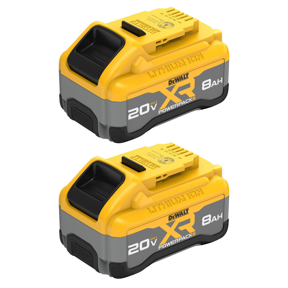 DeWalt DCB2108-2 20V MAX XR POWERPACK 8.0Ah Battery 2- Pack