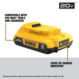 DeWalt DCB235-4 20V MAX Lithium-Ion Battery Pack 7 in L x 4.8 in W x 6.8 in H with (2) 2.0 Ah and (2) 5.0 Ah Batteries (4 Pack) - 2