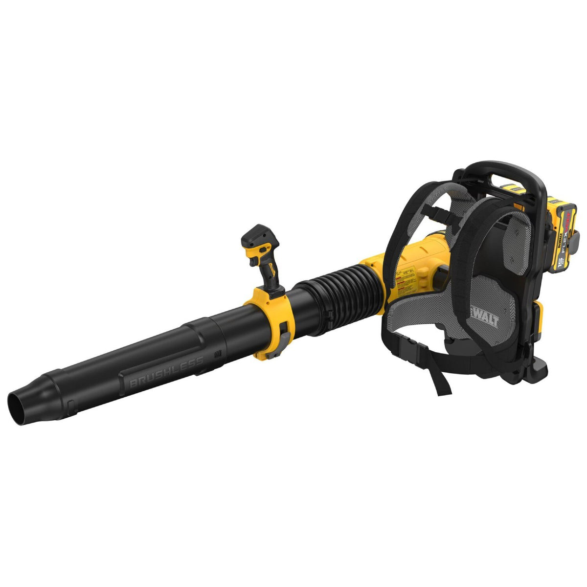 DeWalt DCBL570Z2 60V MAX Brushless Cordless Backpack Blower Kit with LED Dashboard and Variable Speed (2 Batteries, 2 Chargers) - 3