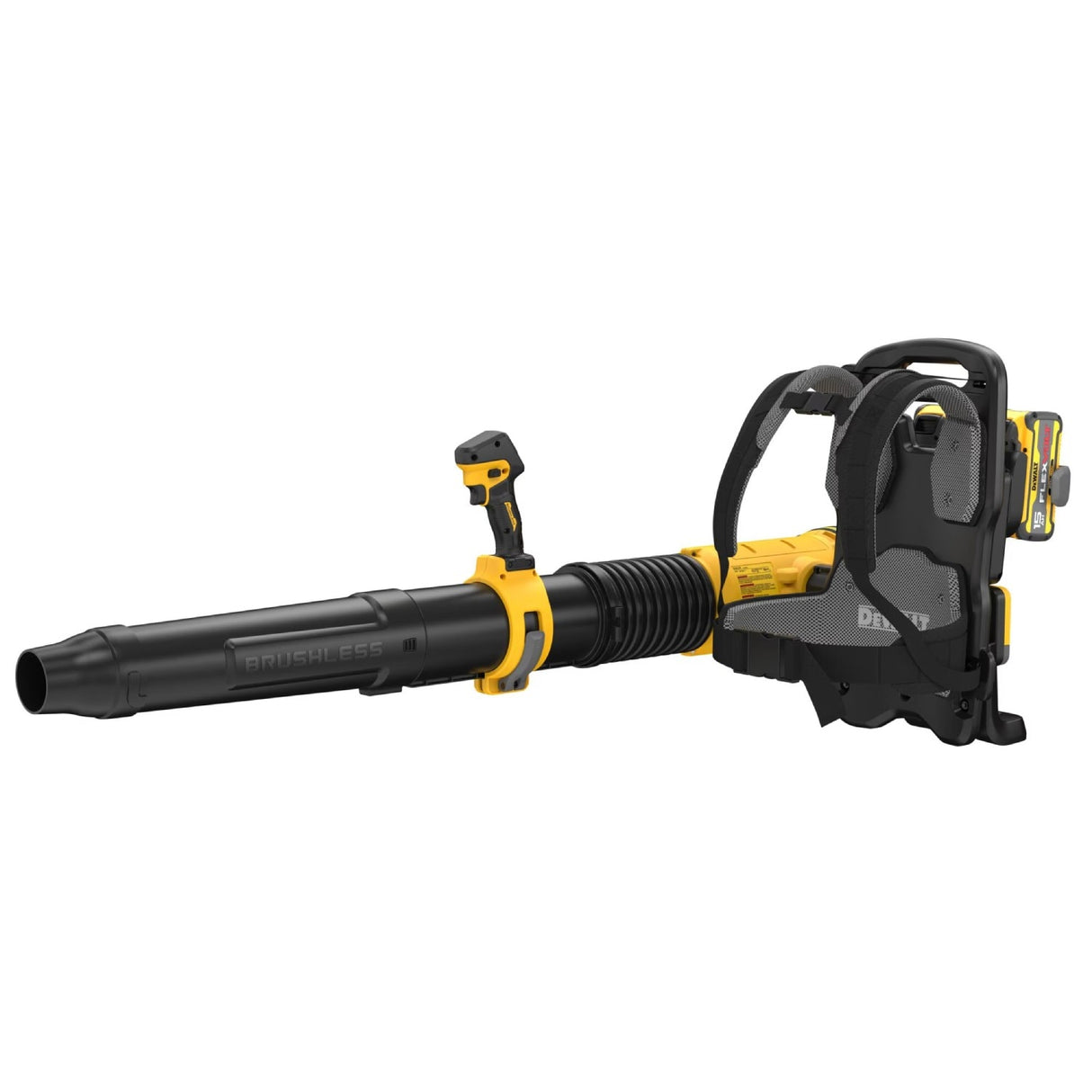 DeWalt DCBL570Z2 60V MAX Brushless Cordless Backpack Blower Kit with LED Dashboard and Variable Speed (2 Batteries, 2 Chargers) - 4