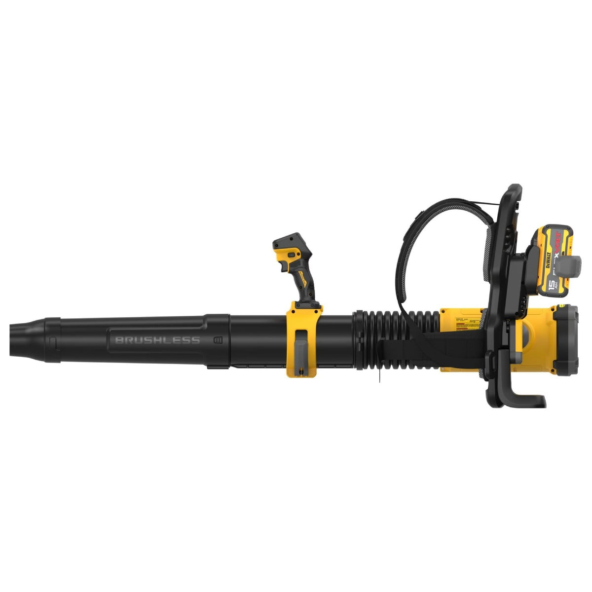 DeWalt DCBL570Z2 60V MAX Brushless Cordless Backpack Blower Kit with LED Dashboard and Variable Speed (2 Batteries, 2 Chargers) - 5