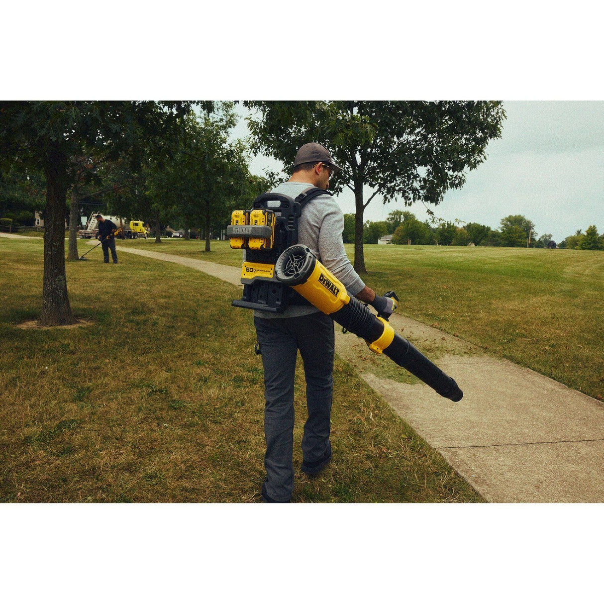 DeWalt DCBL570Z2 60V MAX Brushless Cordless Backpack Blower Kit with LED Dashboard and Variable Speed (2 Batteries, 2 Chargers) - 8