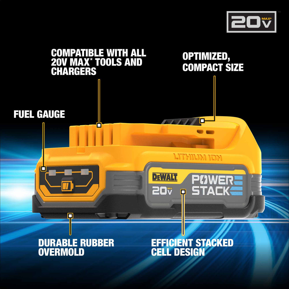 DeWalt DCBP034-2 20V MAX Powerstack Compact Battery Two Pack - 9