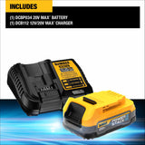 DeWalt DCBP034C 20V MAX Starter Kit with Powerstack Compact Battery and Charger - 14