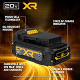 DeWalt DCBP034G 20V MAX* POWERSTACK Oil-Resistant Compact Battery - 4