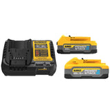 DeWalt DCBP315-2C PowerStack Compact Battery + 5ah Battery Starter Kit