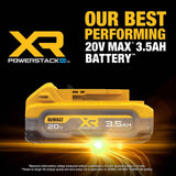 DeWalt DCBP320-2 20V MAX* XR POWERSTACK 3.5Ah Battery Kit - 3