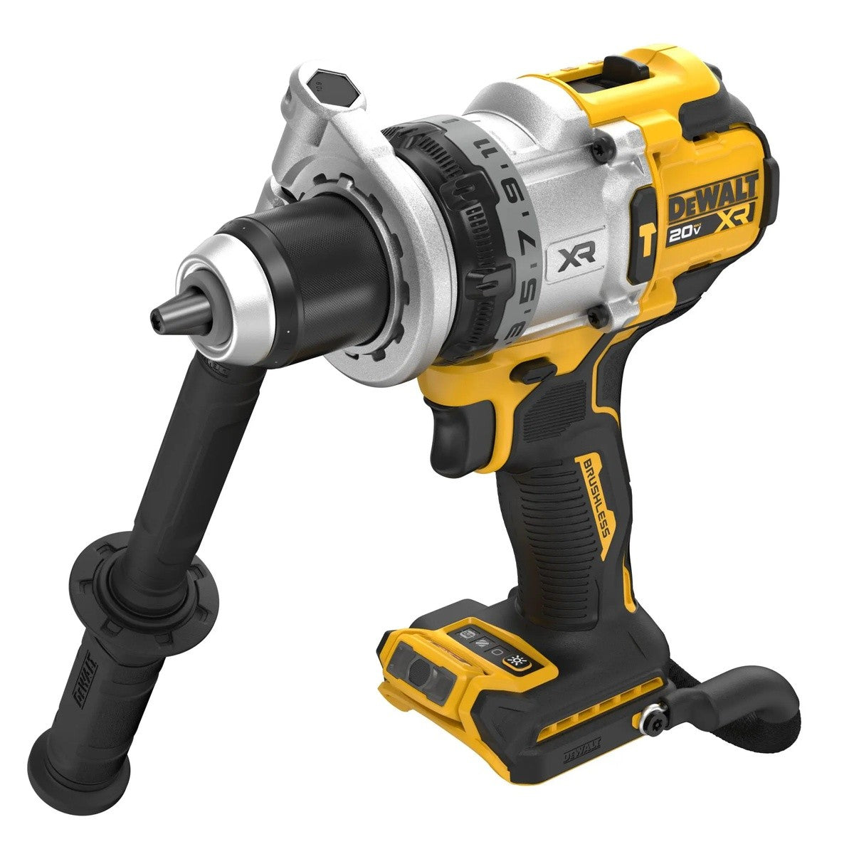 DeWalt DCD1007BLR 20V MAX XR Brushless 1/2" Hammer Drill Lanyard Ready Tool Only - 3