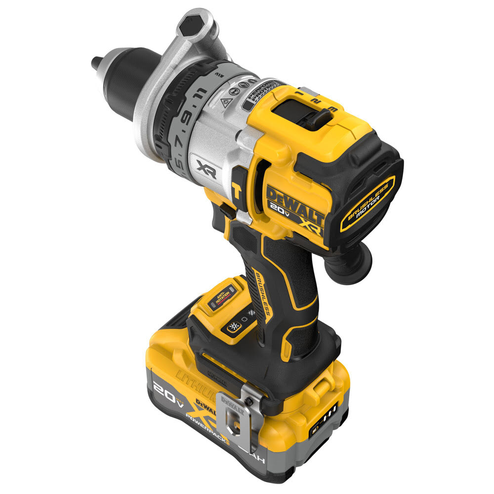 DeWalt DCD1007WW1 20V MAX XR Brushless Cordless 1/2 in. Hammer Drill Kit - 6