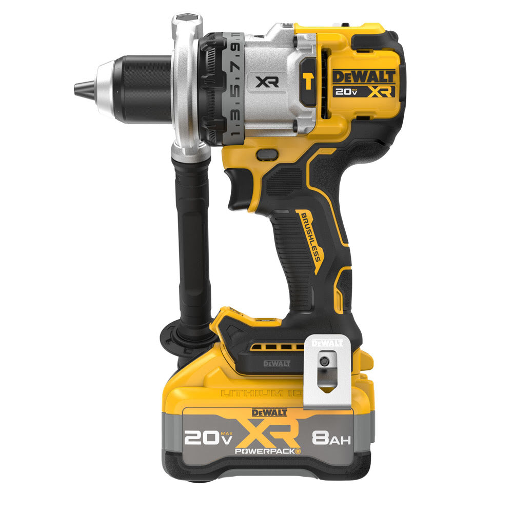 DeWalt DCD1007WW1 20V MAX XR Brushless Cordless 1/2 in. Hammer Drill Kit - 8