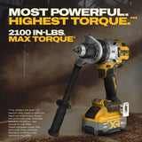 DeWalt DCD1007WW1 20V MAX XR Brushless Cordless 1/2 in. Hammer Drill Kit - 8