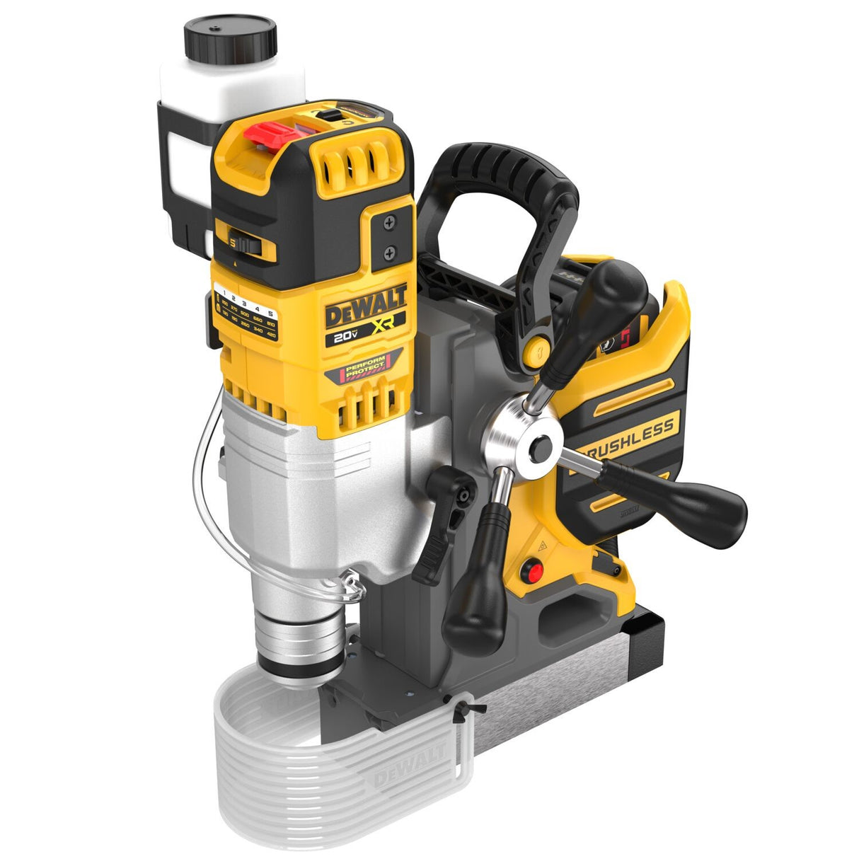 DeWalt DCD1624GX1 20V MAX XR 2" Cordless Brushless Magnetic Drill Press Kit (2 Batteries, Charger) - 6