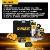 DeWalt DCD1624GX2 20V Max* XR 2" Cordless Brushless Magnetic Drill Press Kit - 7