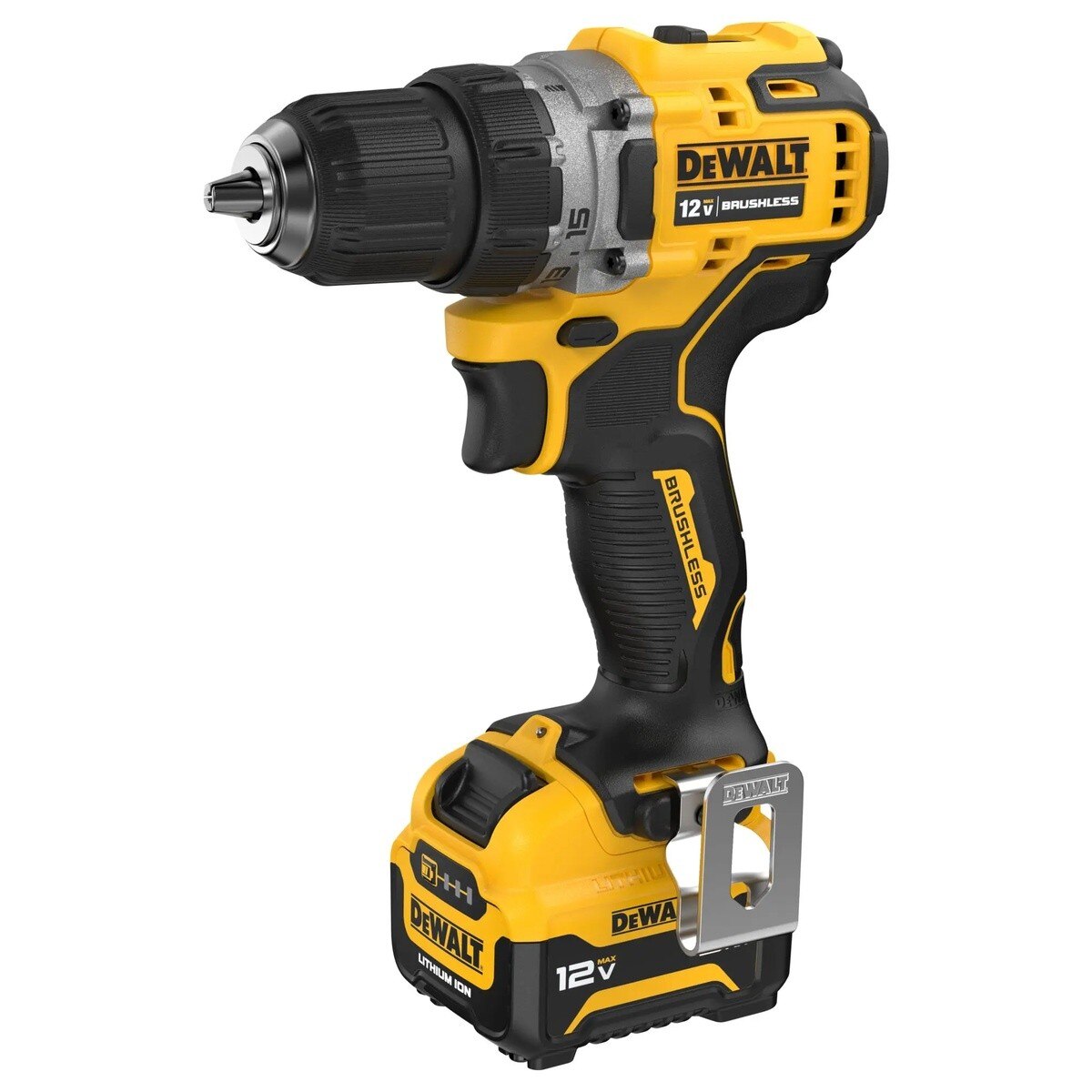 DeWalt DCD701J1 12V MAX Brushless 3/8" Drill/Driver Kit with Charger and 5.0Ah Battery - 2