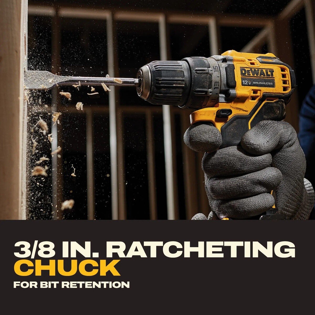 DeWalt DCD701J1 12V MAX Brushless 3/8" Drill/Driver Kit with Charger and 5.0Ah Battery - 4