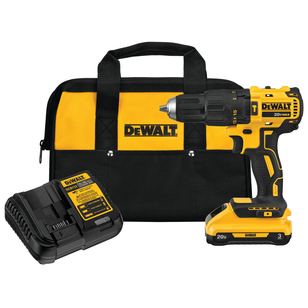 DeWalt DCD778L1 20V MAX Cordless Compact Hammerdrill