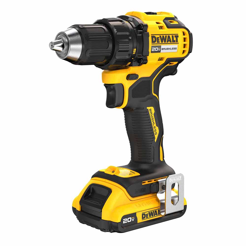 DeWalt DCD793D1 20V MAX Brushless Cordless 1/2 in. Drill/Driver Kit - 3