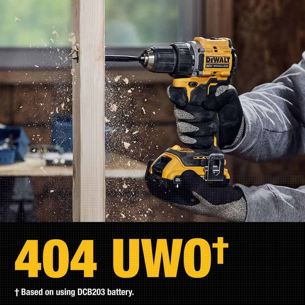 DeWalt DCD794D1 ATOMIC COMPACT SERIES 20V MAX Brushless Cordless 1/2 in. Drill/Driver Kit - 9