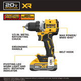 DeWalt DCD801H1 20V MAX XR 1-2" Brushless Cordless Drill Driver Kit with 5Ah POWERSTACK Battery (1 Battery) - 2