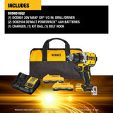 DeWalt DCD801QQ2 20V MAX XR Brushless Cordless 1/2 in. Drill/Driver Kit with POWERPACK Batteries - 5