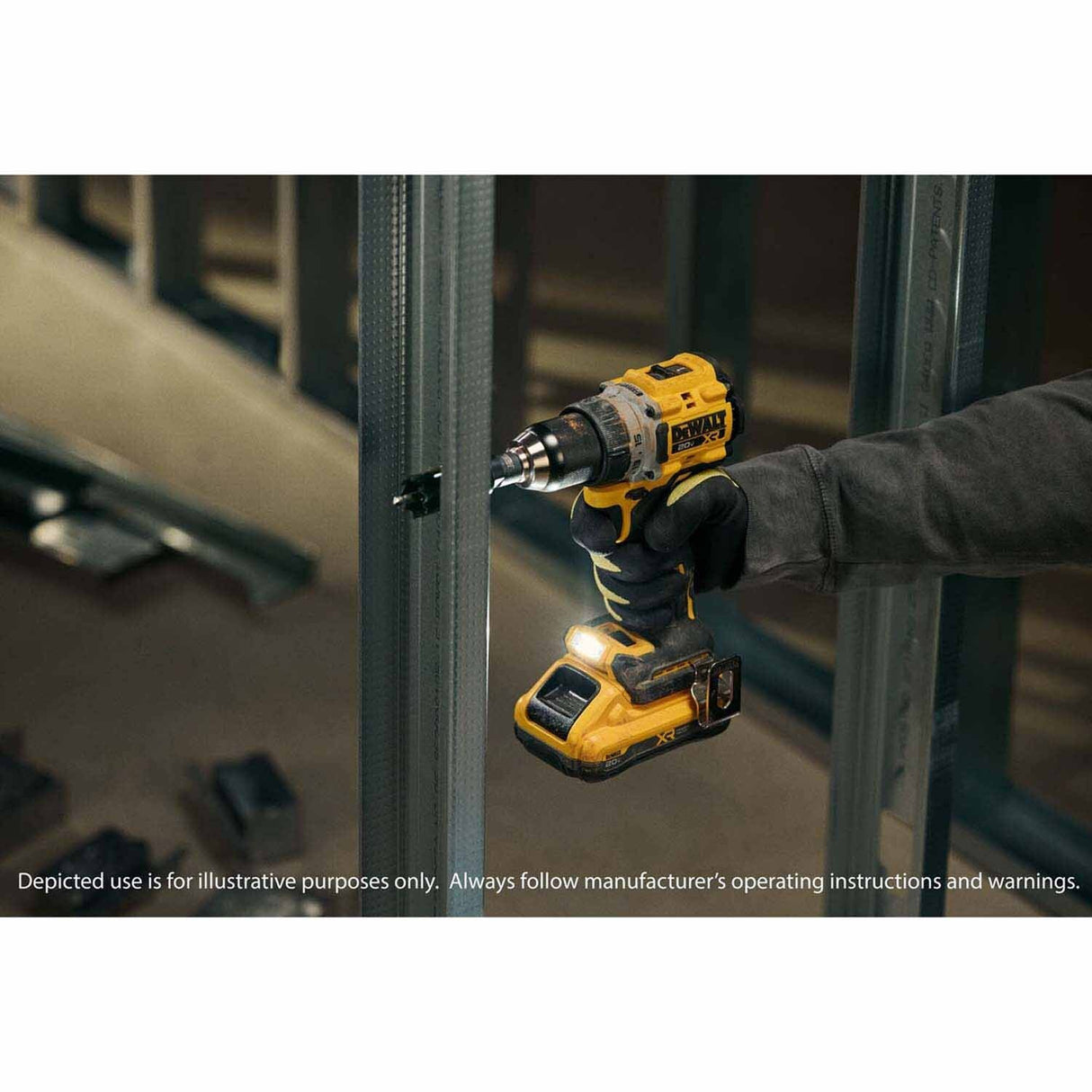 DeWalt DCD801QQ2 20V MAX XR Brushless Cordless 1/2 in. Drill/Driver Kit with POWERPACK Batteries - 8