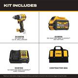 DeWalt DCD801T1 20V MAX XR 1/2 in Drill Driver Kit with 6Ah FlexVolt Battery (1 Kit) - 5