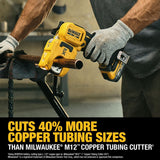 DeWalt DCE154E1 20V MAX XR 1-1/4" Copper Tubing Cutter Kit - 8