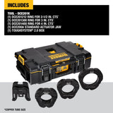 DEWALT DCE201K 2-1/2 in. to 4 in. Standard CTS Press Rings and Actuator Kit - 8