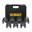 DeWalt DCE217K Compact ZoomLock MAX and MaxiPro ACR Press Jaws Kit 1/4 in. to 1-1/8 in. for Refrigerant Line Connections (7 Piece)